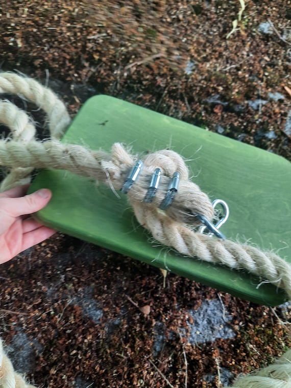 Rope Swing With Large Seat and Thick Rope 