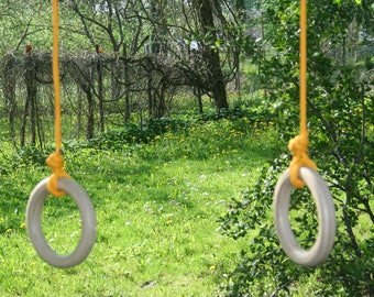 calisthenics training Rings Made of Plywood