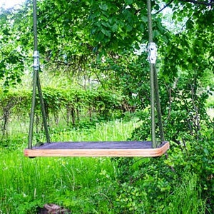 Plywood swing. rope swing image 4