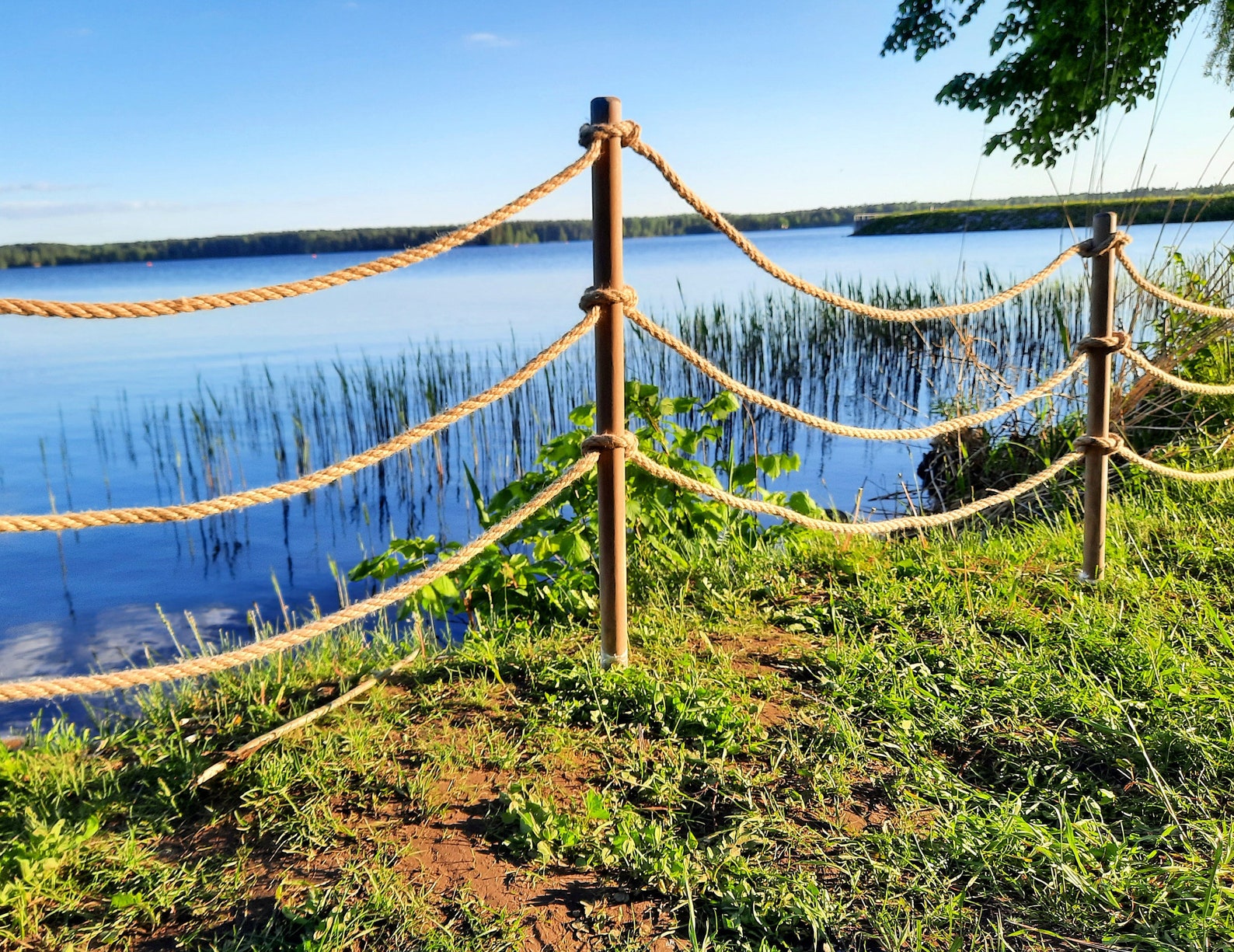 Triple Rope Support Triple Rope Fence - Etsy