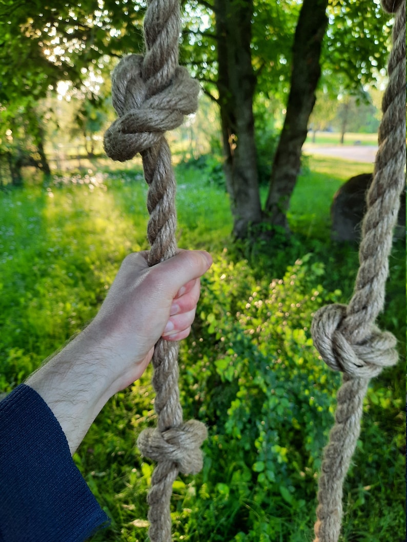 Climbing Rope Wall Row of Climbing Ropes With Knots Etsy