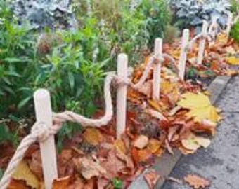 Decorative fence for gardens parks and backyards: Custom Length