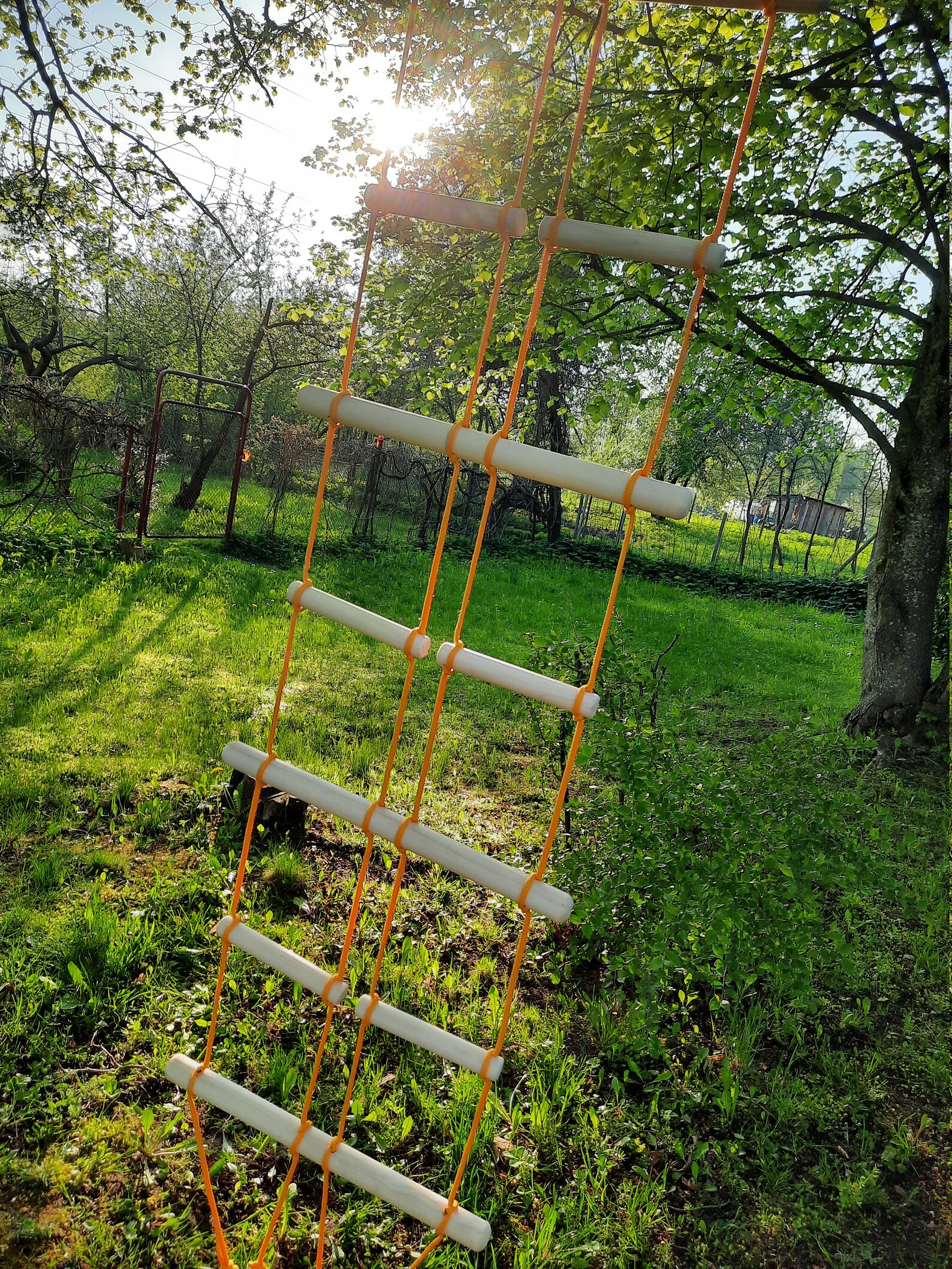 Unique Rope Ladder for Kids and Adults, Interspersed Larger and Smaller ...