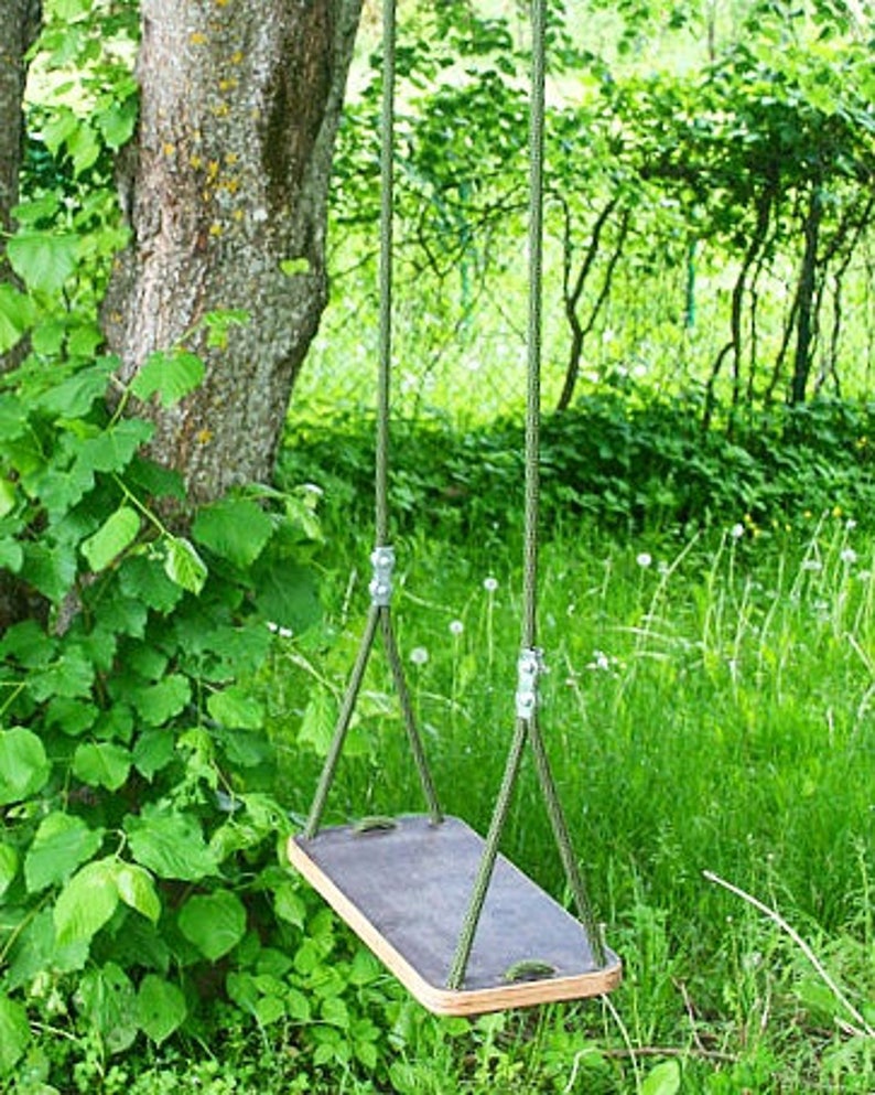 Plywood swing. rope swing image 5