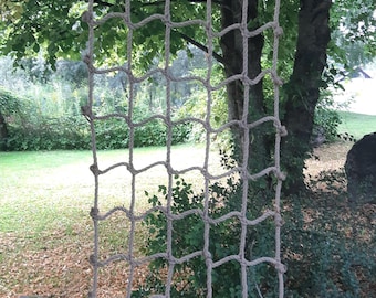 Rope net pirate ladder, climbing net