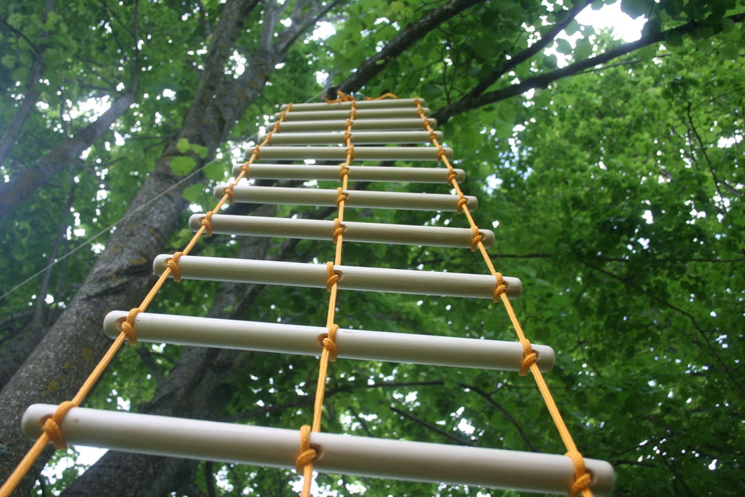Double Rope Ladder Double Rope Ladder 1.4 Feet (43 Cm) Wide 3-30 Feet (1-10 M) Long ...