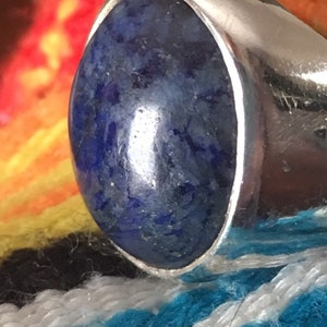 Cool Lapis & Sterling Silver Ring