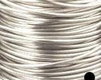 Sterling Silver .925 Wire 18 ga-Soft Round Silversmithing Wire-   Jewelry Supplies