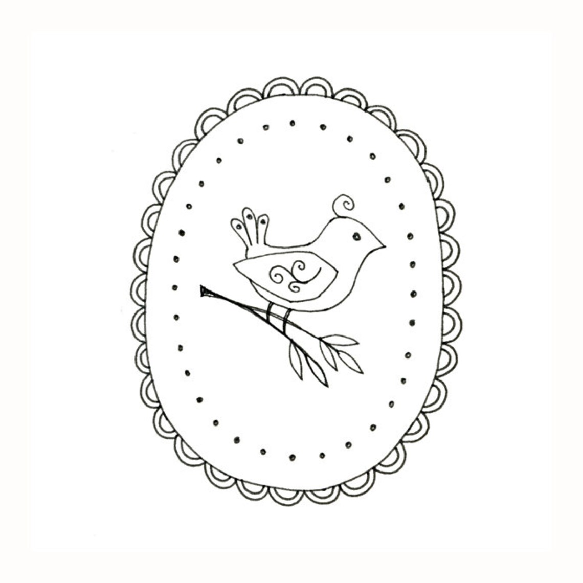 Bird embroidery pattern woodland animal digital downloadable  etsy Bird embroidery pattern woodland animal digital downloadable  etsy