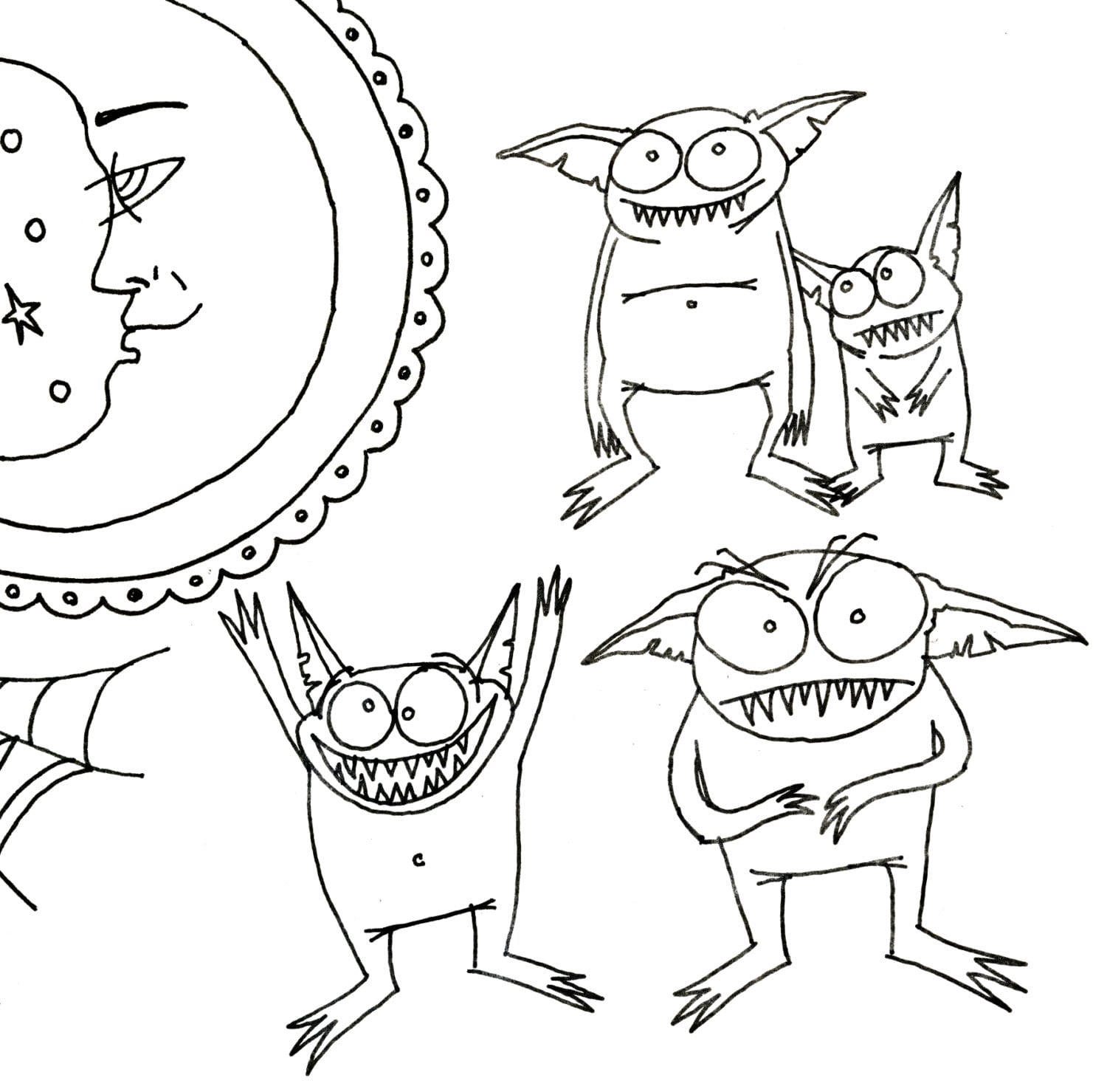 Halloween embroidery patterns printable set of digital  etsy