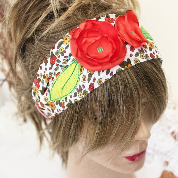 hippie flower headpiece