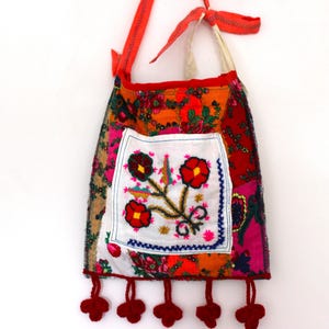 Bolso bandolera boho para mujer, bolso hippie, bolso patchwork, bolso bandolera, reciclaje único, bordado tradicional turco