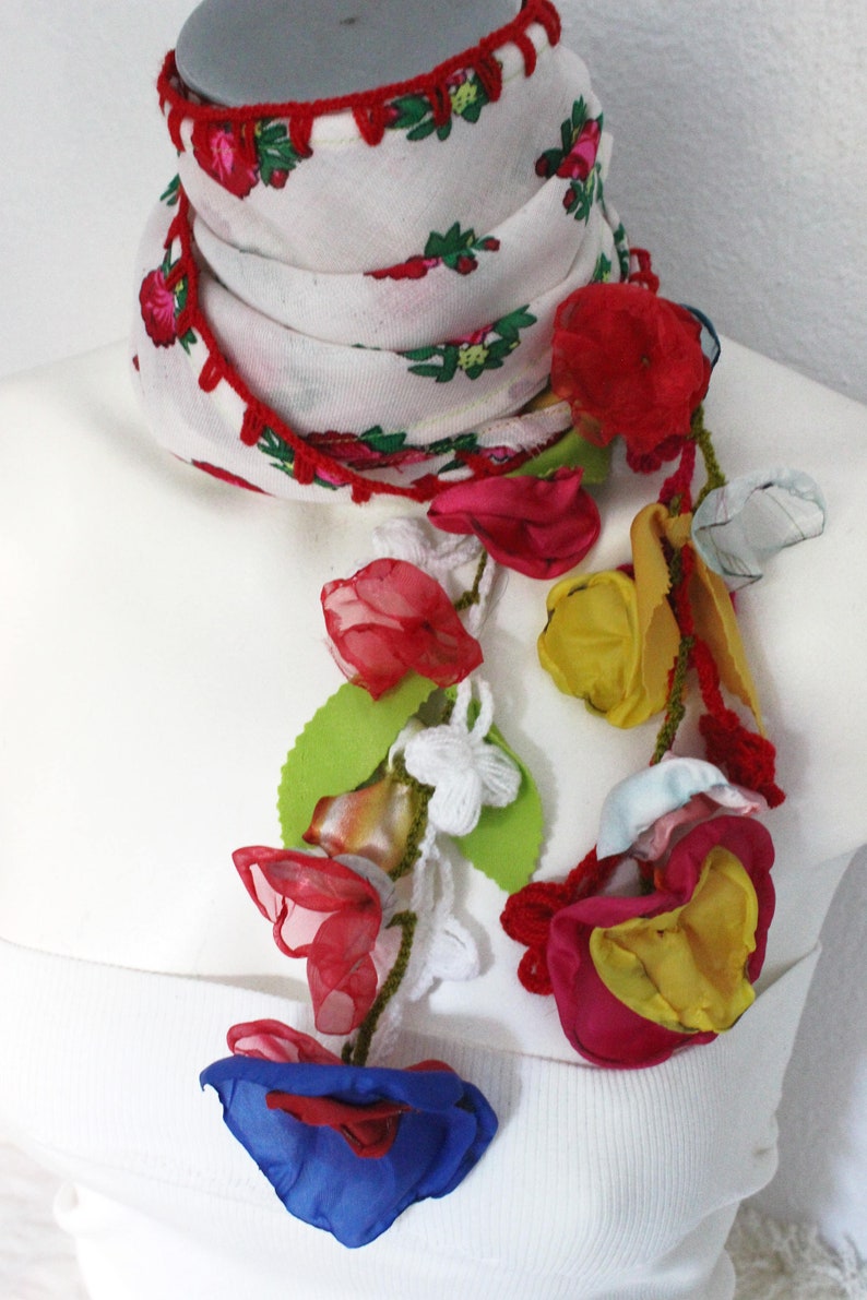 thin white shawl
