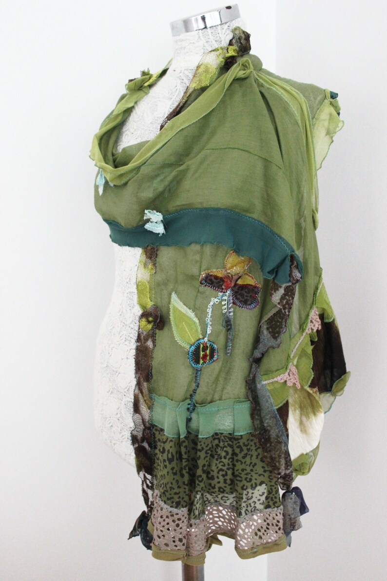 Green scarves women's cotton shawls forest green scarf Etsy