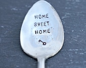 HOME SWEET HOME Garden Marker Upcycled Garden Markers Housewarming Gift Garden Decor Garden Gift