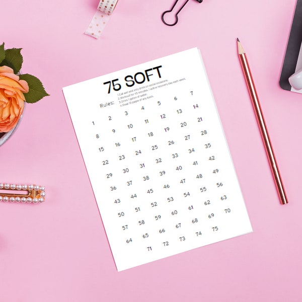 75 Soft Challenge Tracker & Journal