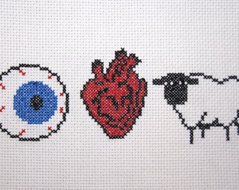 PATTERN: I Heart Ewe Sampler