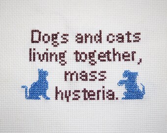Dogs and Cats, Ghostbusters Sampler