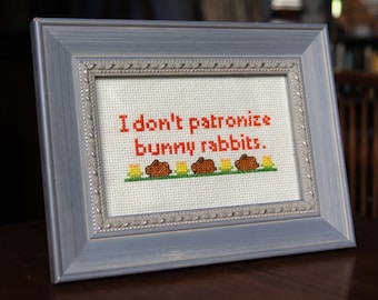 PATTERN FOR DOWNLOAD: Patronizing Bunny Rabbits