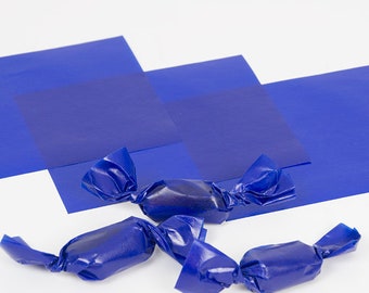 Blue Wrappers or Taffy Wrappers, 4 x 5 in. - 1 lb. Package