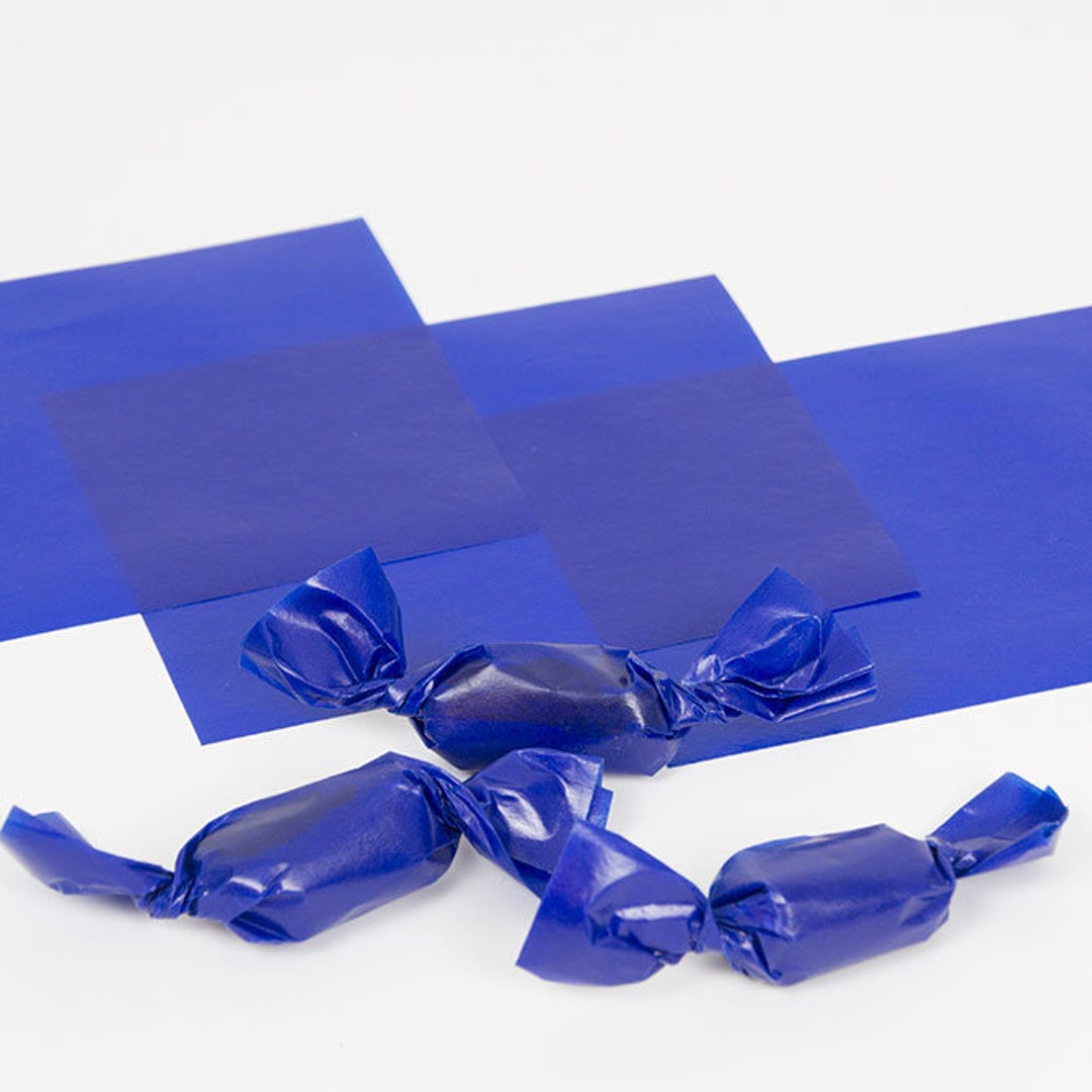 Blue Caramel Wrappers or Taffy Wrappers, 4 X 5, Package of 100 Etsy