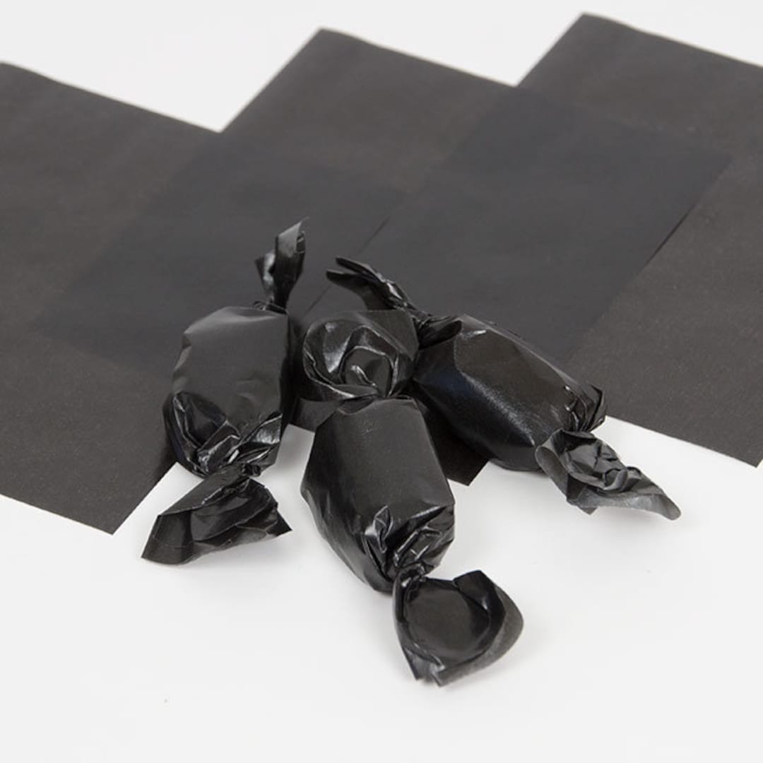 Black Caramel Wrappers or Taffy Wrappers, 4 X 5 In. 1 Lb. Package Etsy