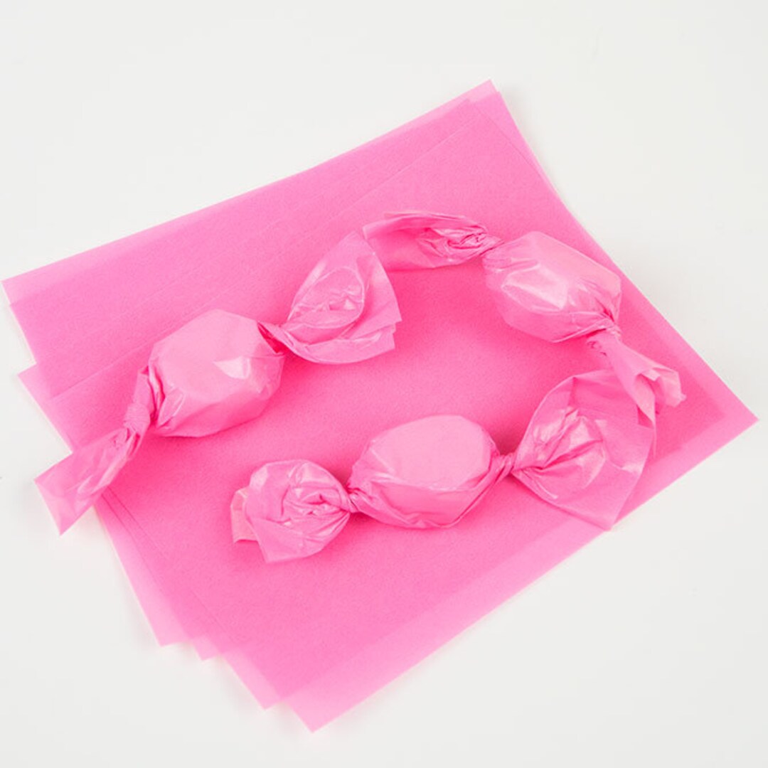Pink Caramel Wrappers or Taffy Wrappers, 4 X 5, Package of 100 Etsy