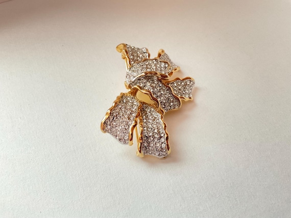 1990’s Kenneth J. Lane Bow Brooch - image 4