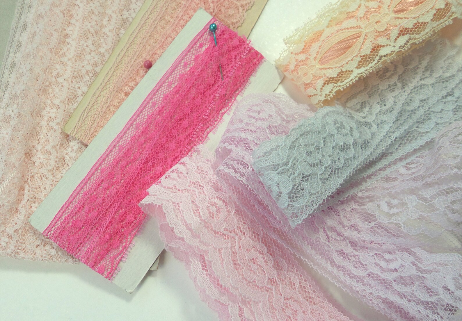10 Yards of Assorted Lace Lace by the Yard Lace Scrap Grab Etsy