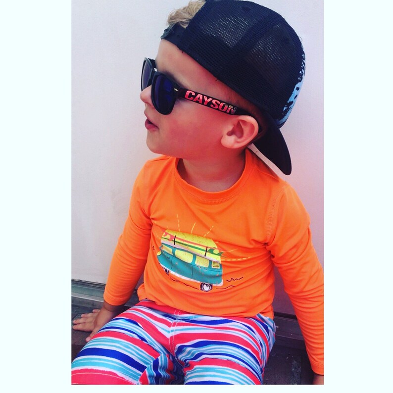 Kids Sunglasses Personalized Kids Sunglasses Flower Girl Etsy