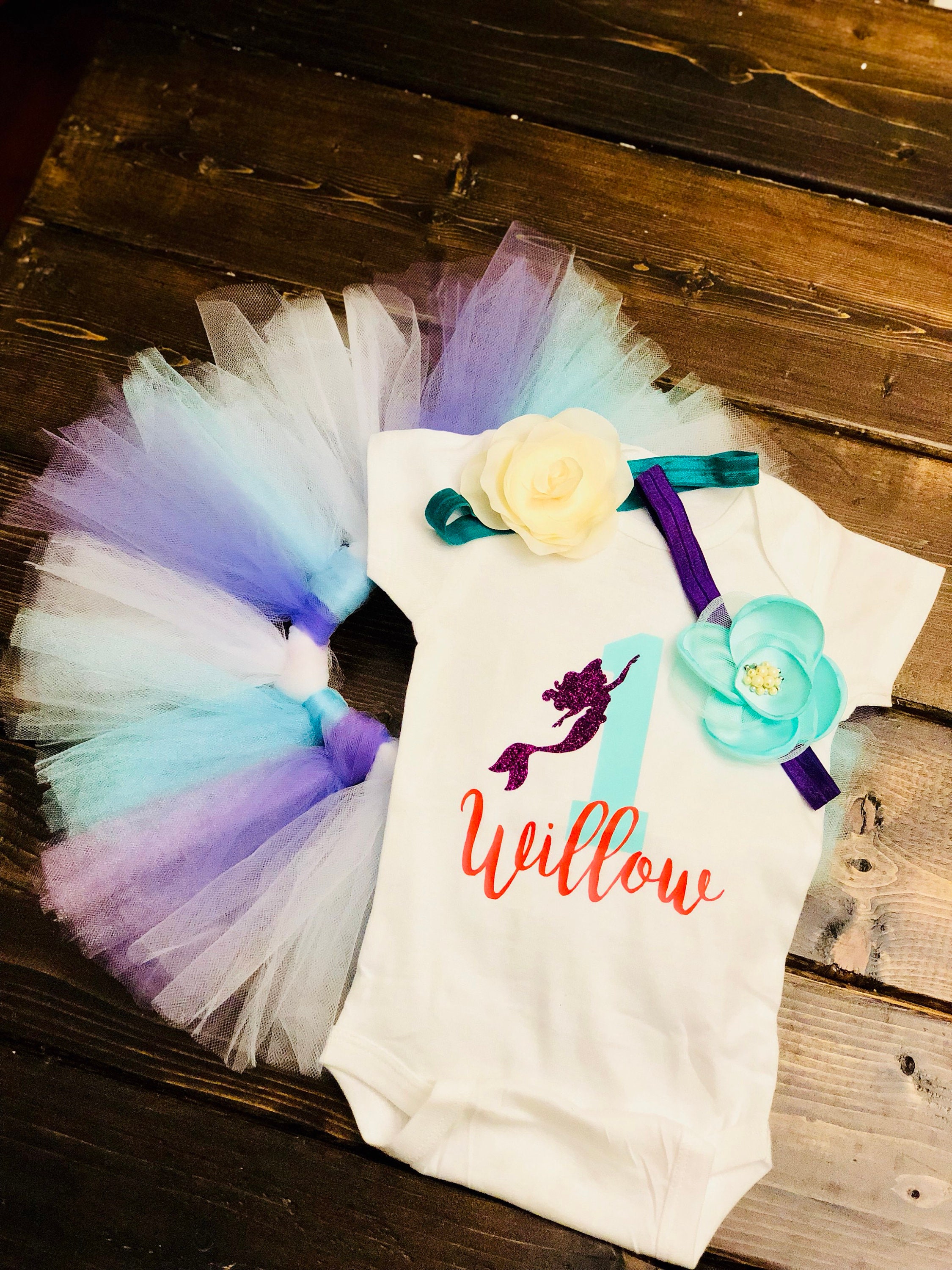 Baby Girl Birthday Outfit Birthday TuTu First Birthday Etsy