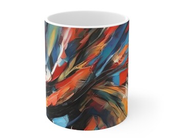 Abstract Mug 11oz