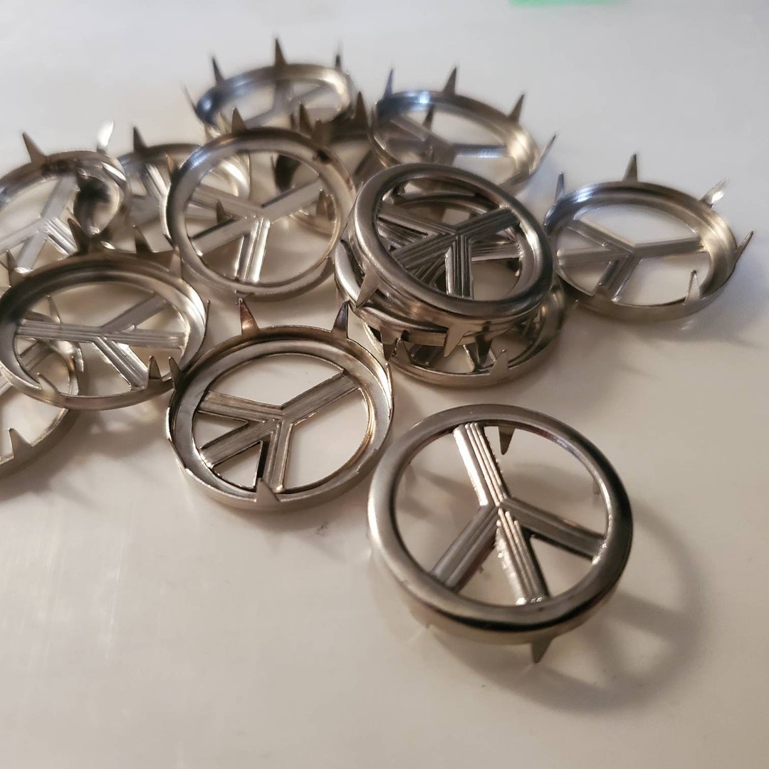 Piece Sign Studs 10 Pack - Etsy