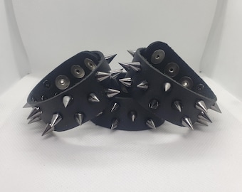 Black Spiked Bracelet