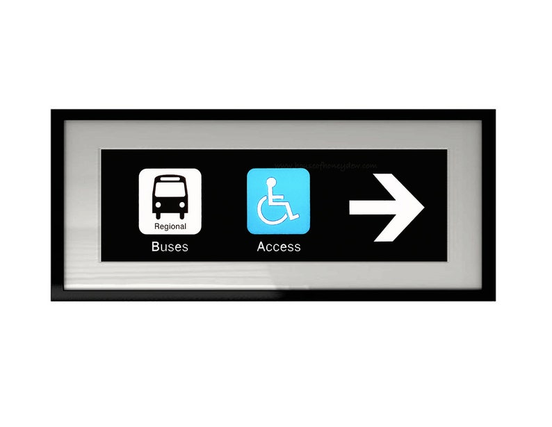 Taxi Buses Parking Access TTC Subway PIckup Waiting Sign Transportation Photography Toronto Transit Contemporary Black Green Blue White image 3