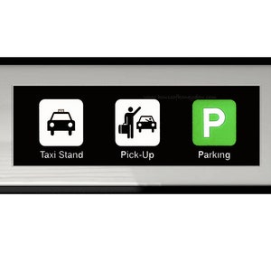 Taxi Buses Parking Access TTC Subway PIckup Waiting Sign Transportation Photography Toronto Transit Contemporary Black Green Blue White image 2