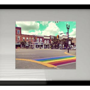 Orangeville Ontario Print - Photography of Broadway and Mill Street in Orangeville Ontario, Canada