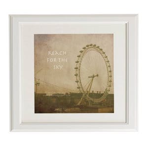 Ferris Wheel Quote Photography Inspirational Saying Phrase Word Wall Decor Fine Art Photography Print Weathered Old Beautiful Square image 3