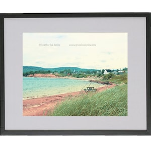Beautiful Photography - Wall Decor - Water Grassy Hills Landscape Fine Art Print Nature Romantic Water