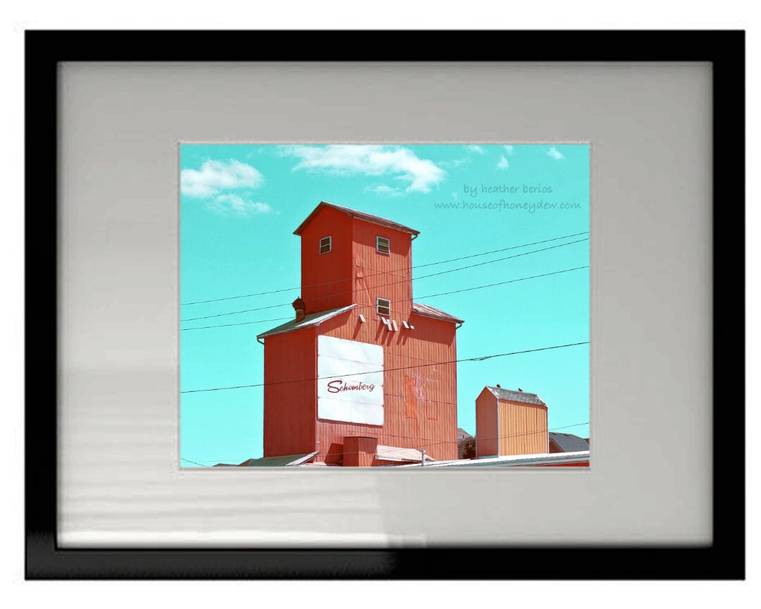 Shemberg Building Schomberg Building Print - Photography of the Historic Orange Building ...