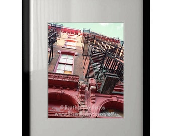 Trenton China Pottery - Wall Decor - Fine Art Photography Print - Red, Pink, Brick, Industrial, Philadelphia