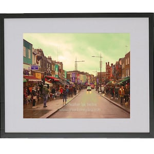 London Photography Camden Town - Fine Art Contemporary Photography Print, England, Market, Shops, Street, People, Colourful, Vibrant, Urban