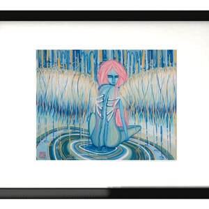 Art Print - Angel Girl (Angels of Sacrifice No. 1 Atonement) - Giclee artwork interior decoration