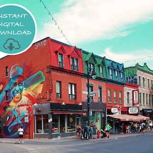 Digital Download - Montreal Graffiti Street Art - Wall Decor Fine Art Photography Urban Contemporary, Jackie Robinson, Baseball Expos, Fluke