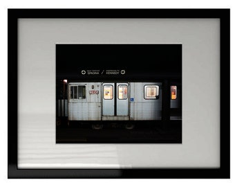Toronto Transit Commission Transit Subway Photography - Spadina, Track Level, Metro, Wall Decor - Fine Art Photography Print - Canada