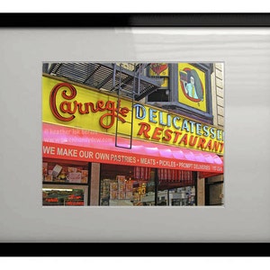 New York Photography - Carnegie Deli - NY - Wall Decor - United States US Fine Art Print