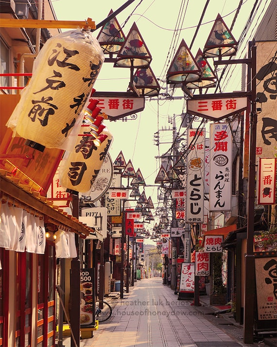 Tokyo Photography - Nakano Broadway Restaurant Signage Japanese
