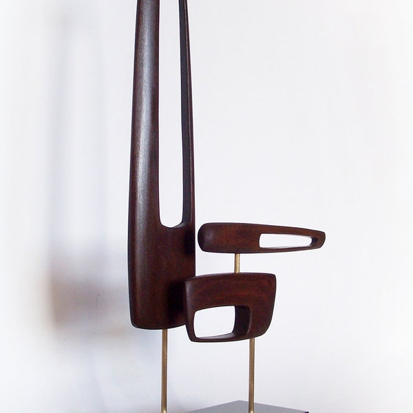 Mid Century Modern Art Sculpture Eames Era Tiki 60's Retro Danish Modern Sputnik Cool