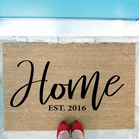 Housewarming Gift Personalized Mat Personalized Doormat Custom