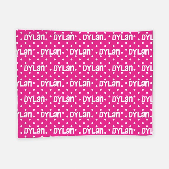 fleece baby blanket with name